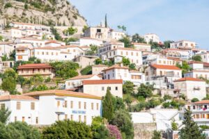 Dhermi Albania the old town