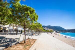 the promenade of vlora, also known as vlore in albania