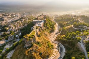 Overview gjirokaster in albania