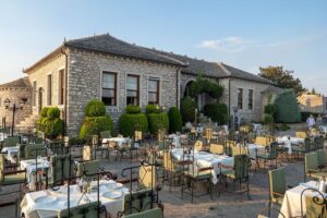 The lekuresi castle restaurant