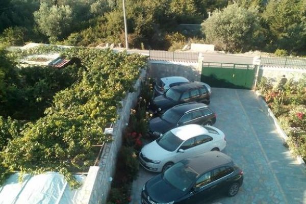 Dhori House Dhërmi in Albania the driveway where you can put your car