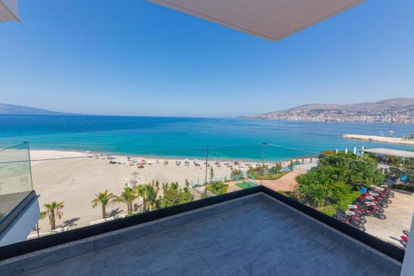 El Primero Hotel in Sarande the balcony