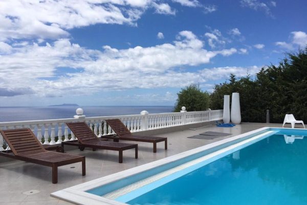 golden view residence oceanside pool where you can enjoy the view of albania