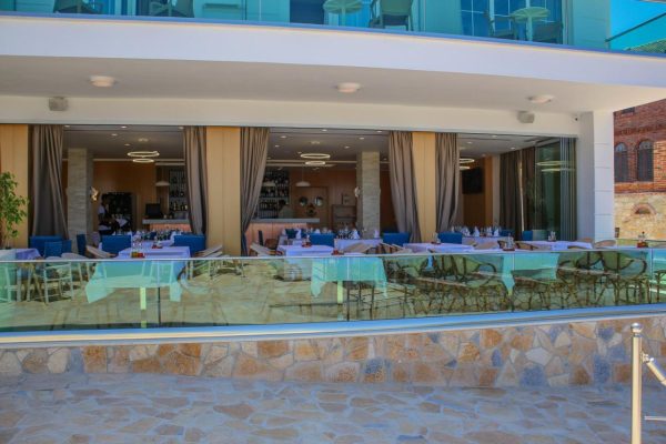 Hotel Luxury in Ksamil terrace view