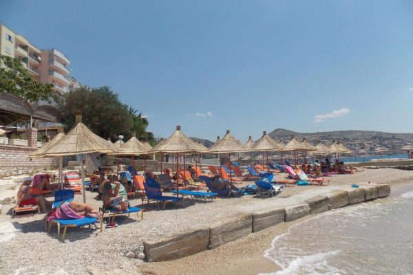 Hotel Piccolino in Sarande at the beach