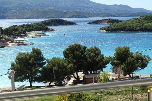 Hotel Queen Margaret Seaside in Ksamil view over the islands and ocean