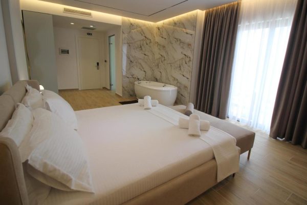 Julia Hotel in Sarande deluxe room from a different angle