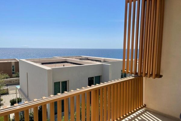 villa 60b balcony view from the appartement to the sea